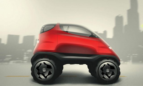 Nissan разработал профессиональные визуализации на основе детских рисунков